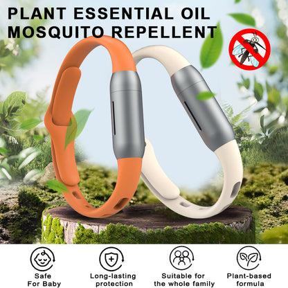DIROSE M15 Essential Oil Mosquito Insect Bug Repellent Wristband Outdoor Pest Repeller Aluminum Alloy+Silicone Bracelet Watch
