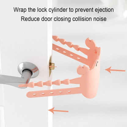 Cartoon Crab Shape Silent Lock Quiet Door Closer Silencer Slamming Latch Cover Doors Noise Preventer