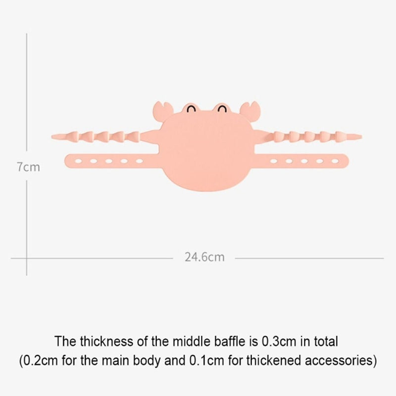 Cartoon Crab Shape Silent Lock Quiet Door Closer Silencer Slamming Latch Cover Doors Noise Preventer
