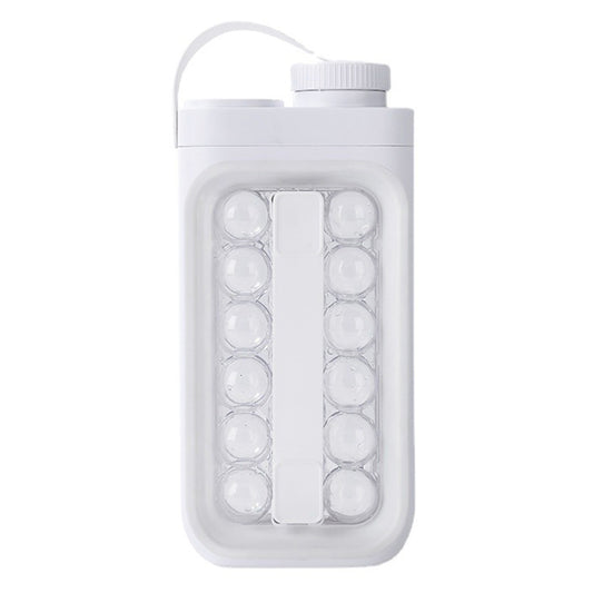 2 in 1 Portable 17 Grids Ice Ball Maker Bottle Round Ice Mold Kettle (BPA Free, No FDA Certificate)