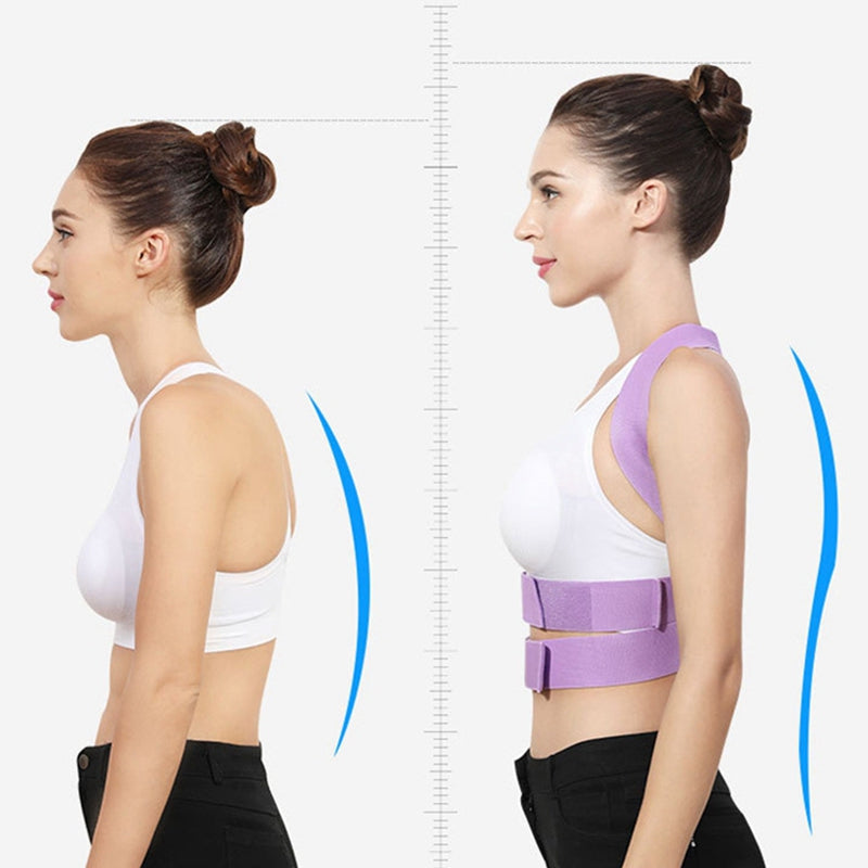 020 Adult Hunchback Corrector Elastic Body Posture Correction Belt Adjustable Back Brace