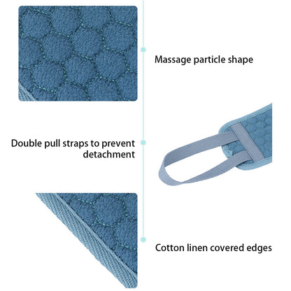 1 Set Fiber Cloth Body Exfoliating Bath Towel Back Skin Scrubber Strap Shower Bath Glove