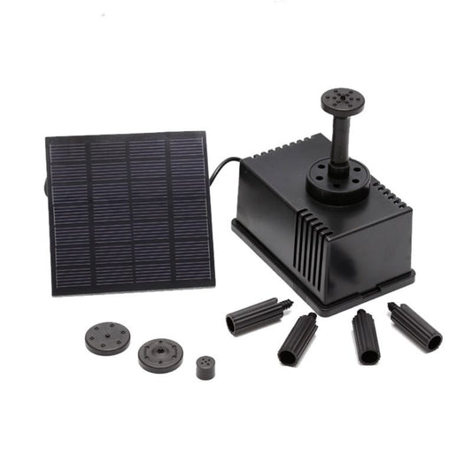 AS180-0715B 7W Solar Powered Fountain Pump Water Features Bird Bath Fountain Pond Pump for Outdoor Pond