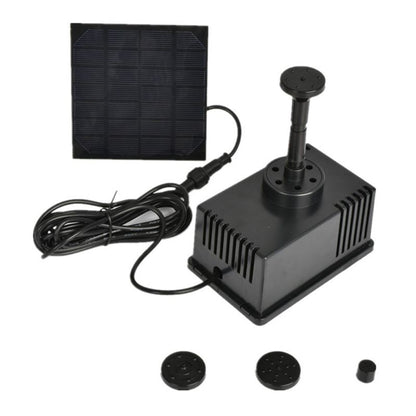 AS180-0715B 7W Solar Powered Fountain Pump Water Features Bird Bath Fountain Pond Pump for Outdoor Pond