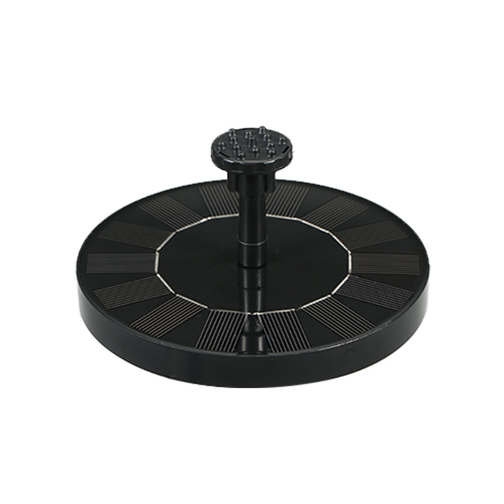 1.5W Solar Fountain Pump Garden Solar Powered Water Feature Pond Pump with 6 Nozzles for Bird Bath, Fish Tank
