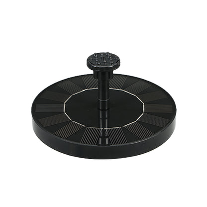 1.5W Solar Fountain Pump Garden Solar Powered Water Feature Pond Pump with 6 Nozzles for Bird Bath, Fish Tank