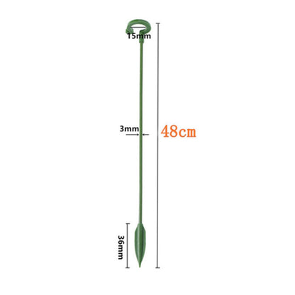 10PCS 48CM Fiberglass Plant Stakes Flower Single Stem Plant Support Cage Stake for Amaryllis Orchid Lily Rose
