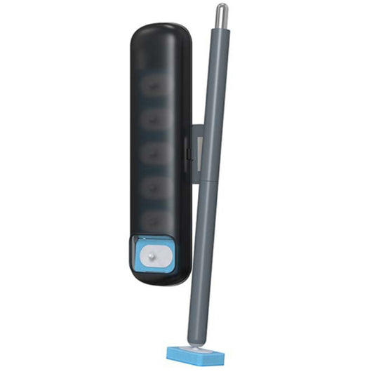Magnetic Wall Mounted Toilet Brush Set Disposable WC Brush Head Long Handle Toilet Cleaner