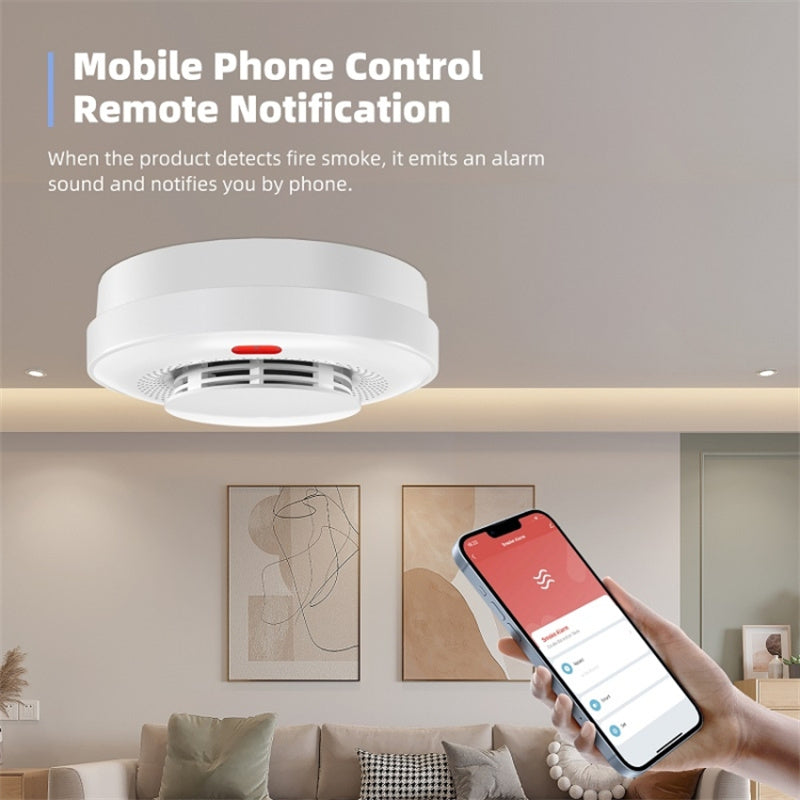 A600 WiFi Intelligent Wireless Smoke Detection Device Home Smoke Alert Detector
