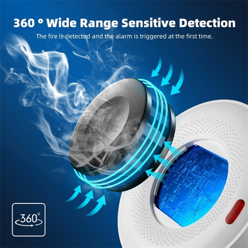 A600 WiFi Intelligent Wireless Smoke Detection Device Home Smoke Alert Detector