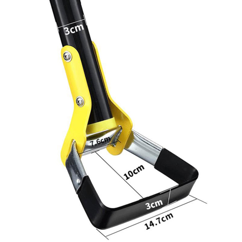 MYL-10 1.6m 4-Section Weeding Hoe Garden Tool Loop Stirrup Hoe Scuffle Garden Hoe for Outdoor Gardening
