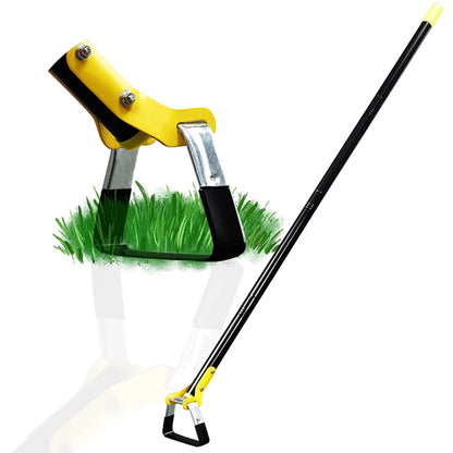 MYL-10 1.6m 4-Section Weeding Hoe Garden Tool Loop Stirrup Hoe Scuffle Garden Hoe for Outdoor Gardening