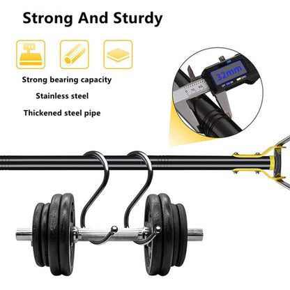 MYL-10 1.6m 4-Section Weeding Hoe Garden Tool Loop Stirrup Hoe Scuffle Garden Hoe for Outdoor Gardening