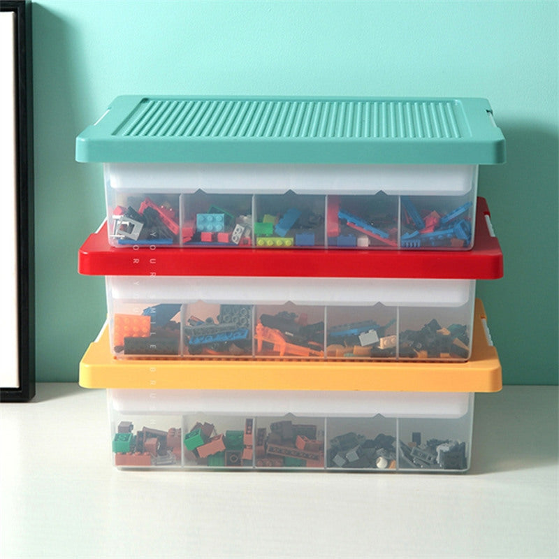 Building Blocks PP Storage Box Toys Classification Stackable Case Container