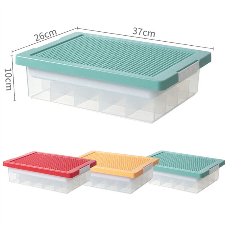 Building Blocks PP Storage Box Toys Classification Stackable Case Container