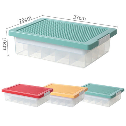 Building Blocks PP Storage Box Toys Classification Stackable Case Container