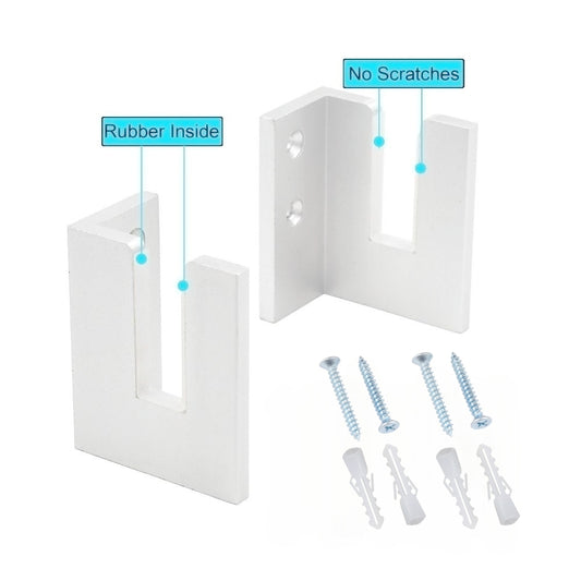 YX002 One Pair Home Longboard Wall Hanger Skateboard Storage Mount Rack Organizer Display Holder