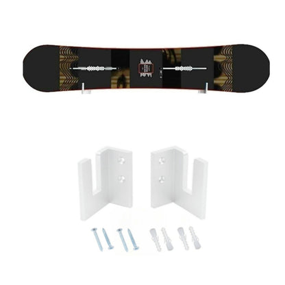 YX002 One Pair Home Longboard Wall Hanger Skateboard Storage Mount Rack Organizer Display Holder