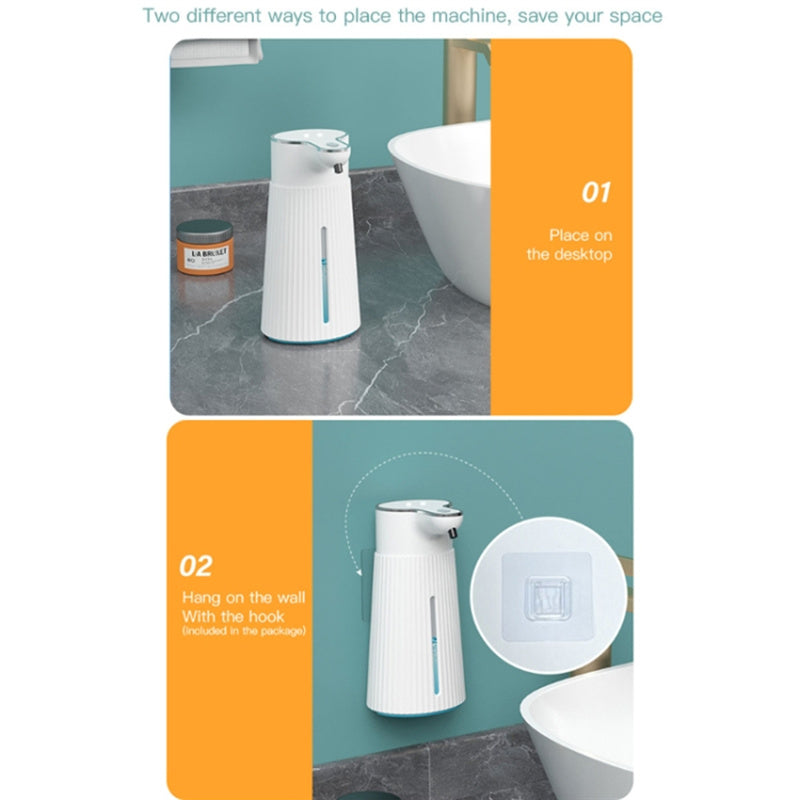 Automatic Liquid Soap Dispenser Touchless Wall Mount Hand Sanitizer Dispenser for Bathroom Kitchen