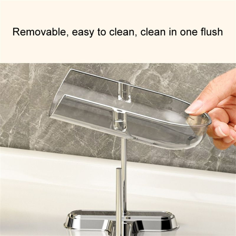 Double Layer Soap Holder Tray Draining Soap Dish Electroplating Storage Shelf Bathroom Supplies