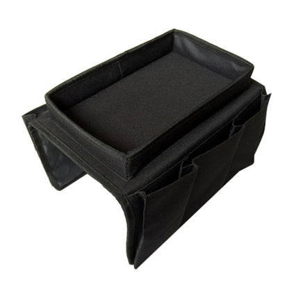 SF001 Oxford Cloth Sofa Armrest Storage Pockets Holder Couch Hanging Remote Control Organizer Tray