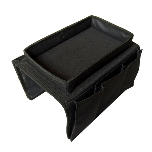 SF001 Oxford Cloth Sofa Armrest Storage Pockets Holder Couch Hanging Remote Control Organizer Tray