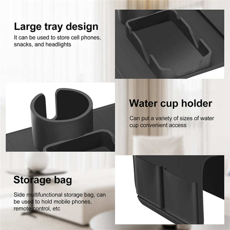 53*32cm Sofa Armrest Tray Silicone Cup Holder Chair Couch Recliner Remote Control Cellphone Organizer