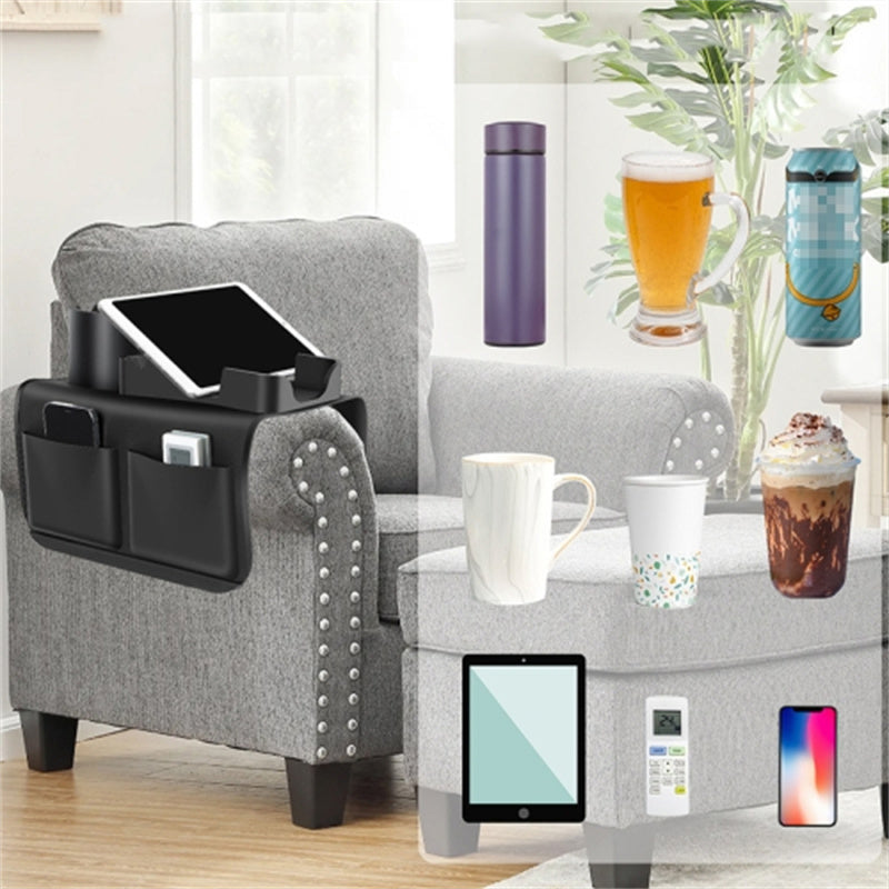 53*32cm Sofa Armrest Tray Silicone Cup Holder Chair Couch Recliner Remote Control Cellphone Organizer