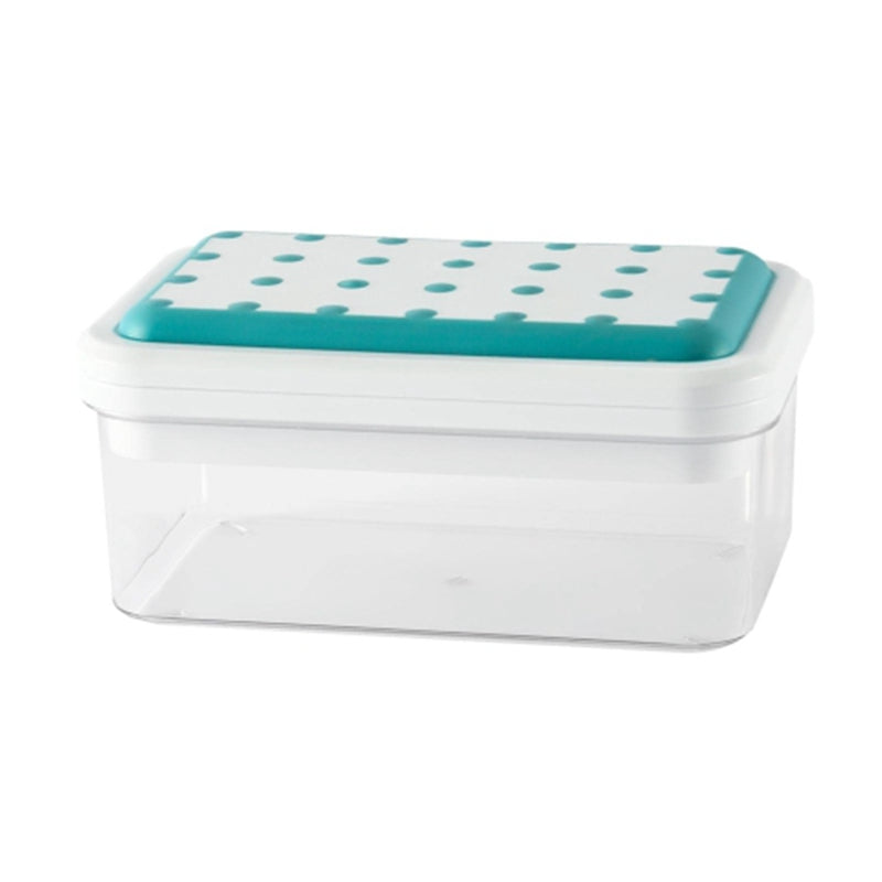 Single Layer Kitchen Ice Tray with Lid Press Ice Cube Maker Mold Box (BPA Free, No FDA Certificate)