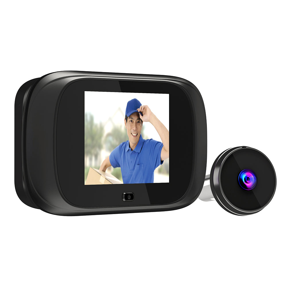DD1S 2.8-inch Screen Intelligent Visual Doorbell Battery Powered Home Doorbell Surveillance Security Device (No Battery)
