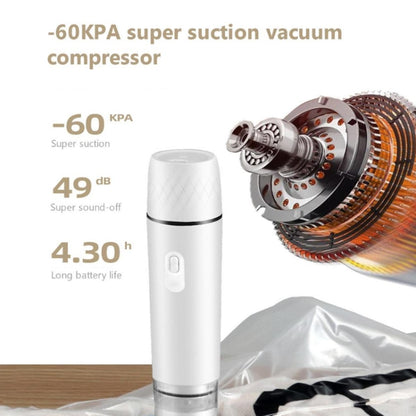 Portable Food Vacuum Sealer USB Rechargeable Handheld Wireless Food Vacuum Sealer, 800mAh