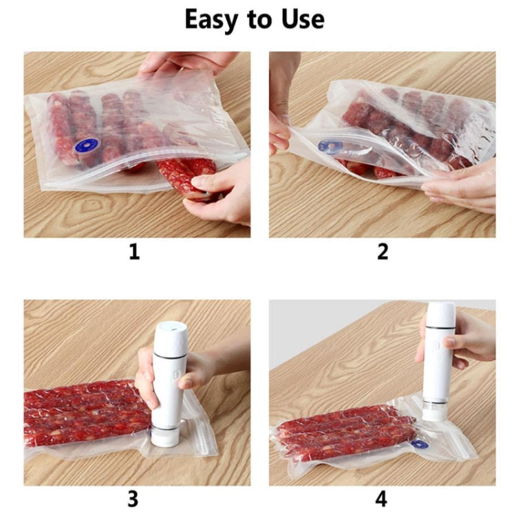 Portable Food Vacuum Sealer USB Rechargeable Handheld Wireless Food Vacuum Sealer, 800mAh