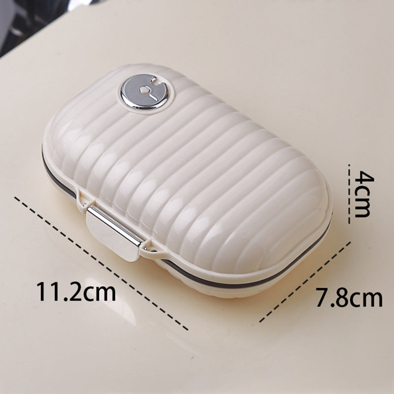 Mini 7 Day Weekly Pill Dispenser Organizer Box Travel Daily Medicine Sealed Storage Case