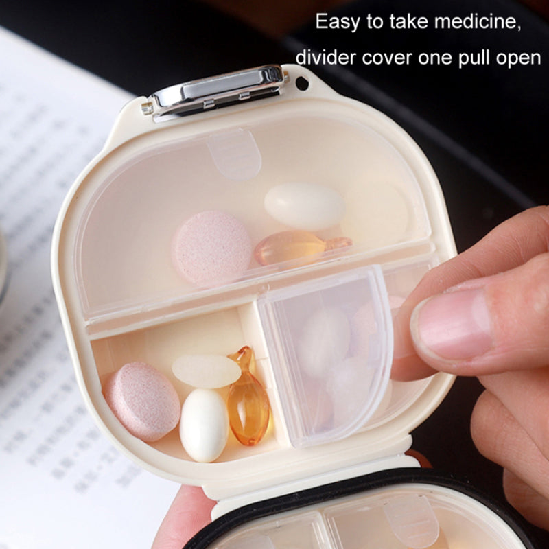 Mini 7 Day Weekly Pill Dispenser Organizer Box Travel Daily Medicine Sealed Storage Case