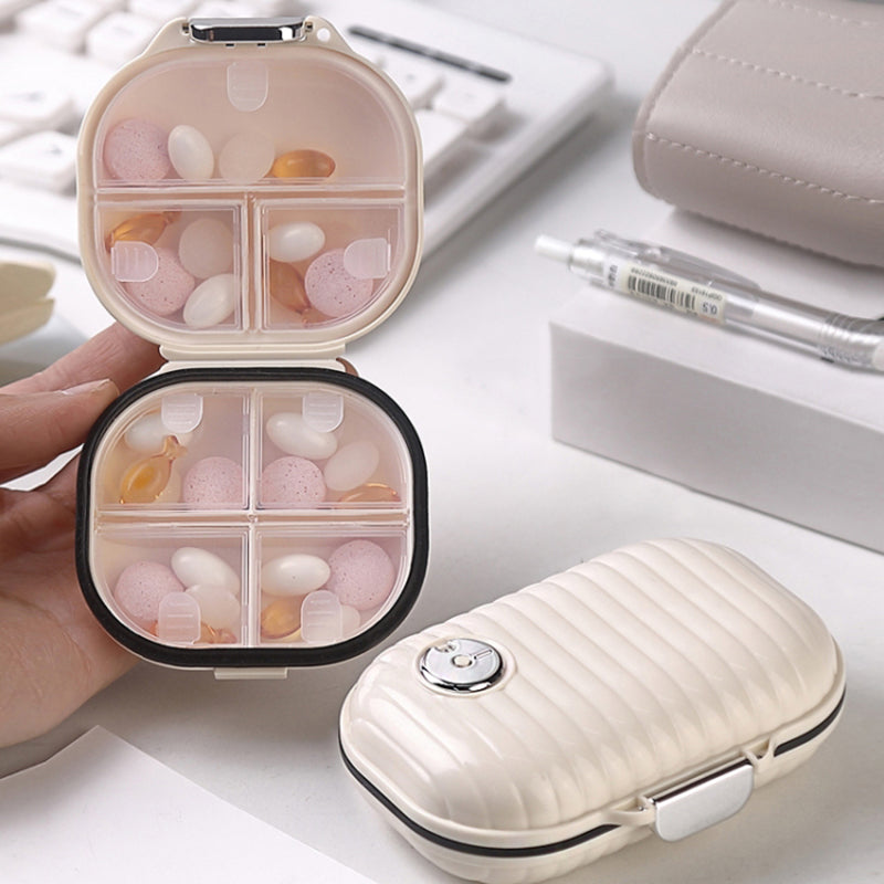 Mini 7 Day Weekly Pill Dispenser Organizer Box Travel Daily Medicine Sealed Storage Case