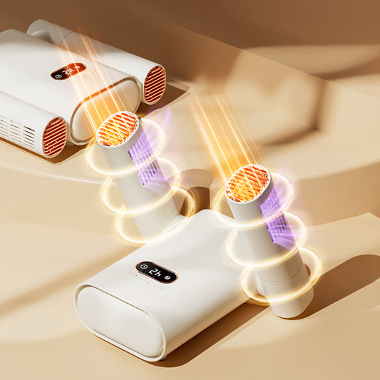 SOTHING Pro Shoes Dryer PTC Heating Constant Temperature Foldable Footwear Dryer with Timer, EU Plug