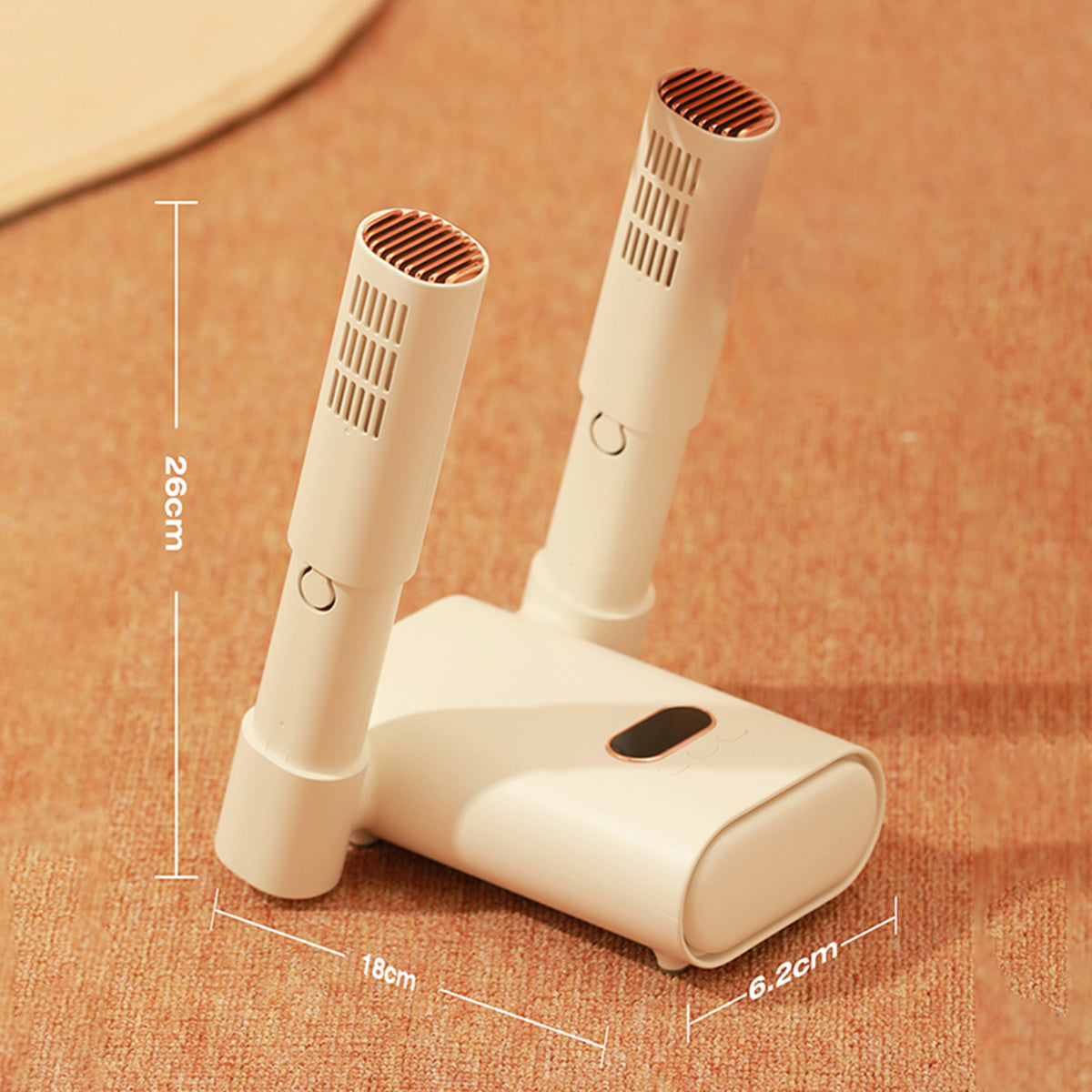 SOTHING Pro Shoes Dryer PTC Heating Constant Temperature Foldable Footwear Dryer with Timer, EU Plug