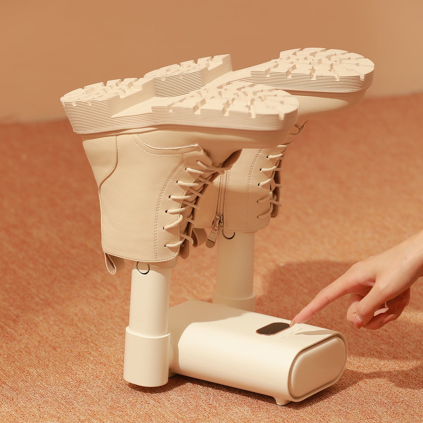 SOTHING Pro Shoes Dryer PTC Heating Constant Temperature Foldable Footwear Dryer with Timer, EU Plug