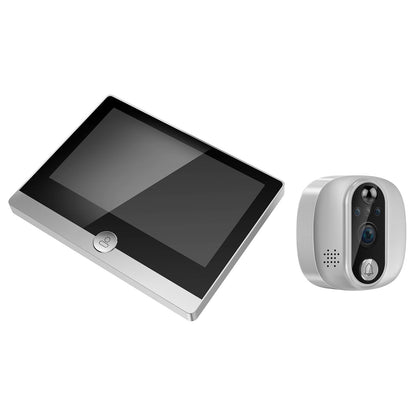 W1 4.3 inch Color Screen WiFi Electronic Peephole Wide Angle Home Security Smart Door Peephole Viewer