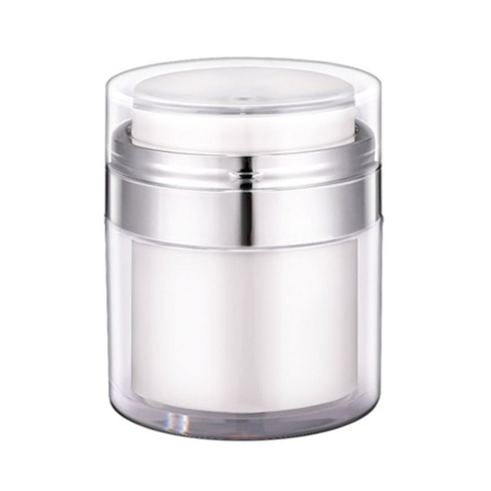 30ML Vacuum Cream Storage Bottle Lotion Dispenser Mini Makeup Airless Pump Cream Jar Container (Dual-Layer)