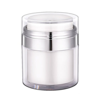 30ML Vacuum Cream Storage Bottle Lotion Dispenser Mini Makeup Airless Pump Cream Jar Container (Dual-Layer)