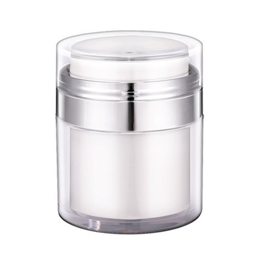 30ML Vacuum Cream Storage Bottle Lotion Dispenser Mini Makeup Airless Pump Cream Jar Container (Dual-Layer)