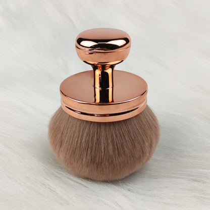 Multifunctional Pressed Powder Makeup Brush Electroplated Handle Cosmetic Brush