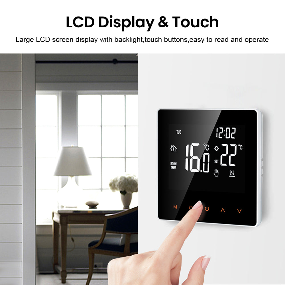 WT81 Smart WiFi Thermostat Tuya 3A Temperature Controller Support Google Home, Alexa