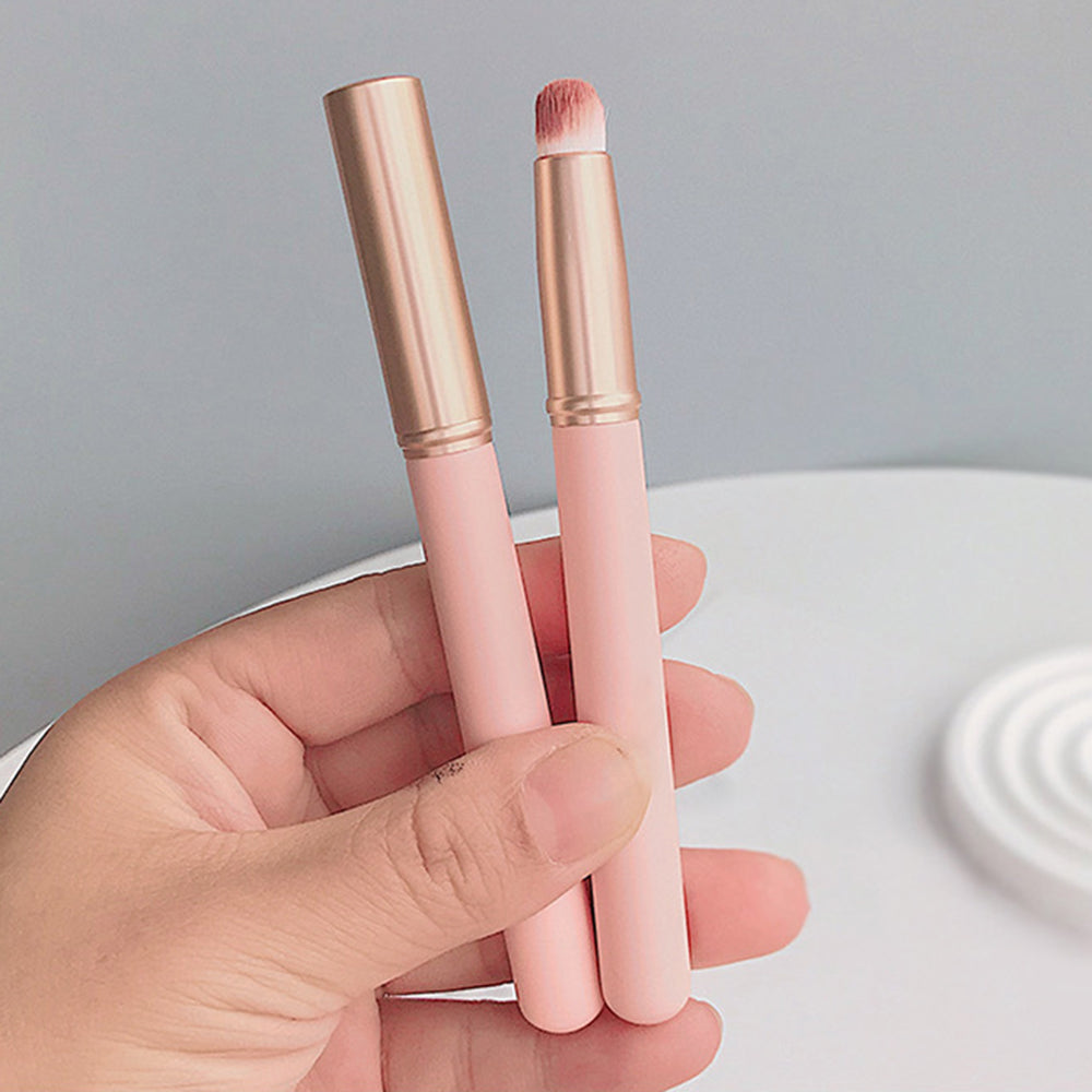 Mini Szie Soft Fiber Lip Brush Lipstick Applicator Smudge Brush Reusable Lip Makeup Tool