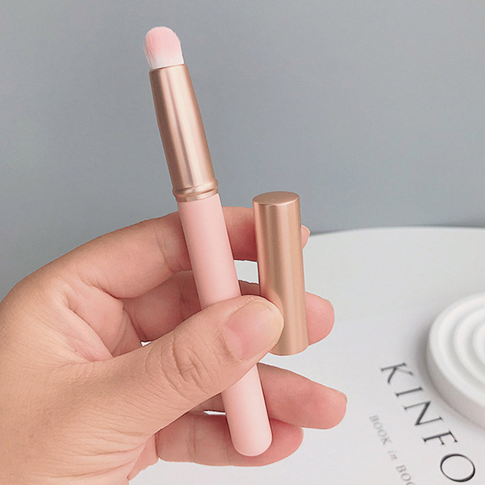 Mini Szie Soft Fiber Lip Brush Lipstick Applicator Smudge Brush Reusable Lip Makeup Tool
