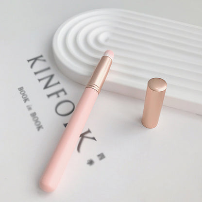 Mini Szie Soft Fiber Lip Brush Lipstick Applicator Smudge Brush Reusable Lip Makeup Tool