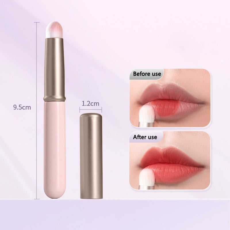 Mini Szie Soft Fiber Lip Brush Lipstick Applicator Smudge Brush Reusable Lip Makeup Tool