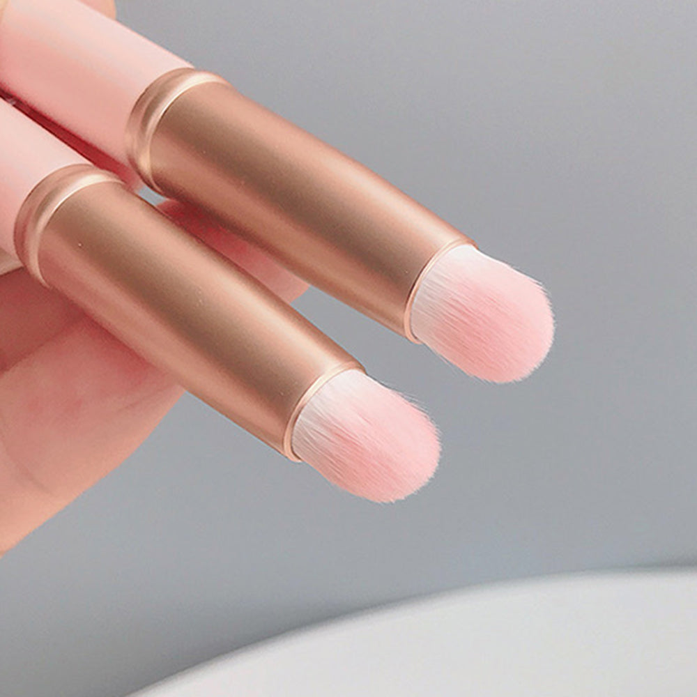 Mini Szie Soft Fiber Lip Brush Lipstick Applicator Smudge Brush Reusable Lip Makeup Tool