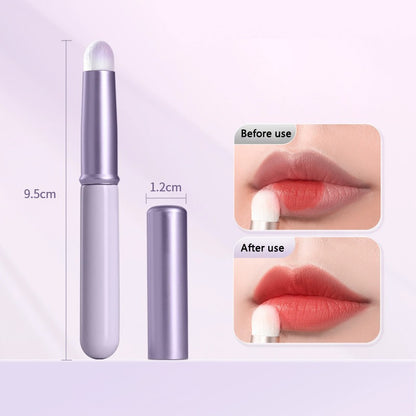 Mini Szie Soft Fiber Lip Brush Lipstick Applicator Smudge Brush Reusable Lip Makeup Tool